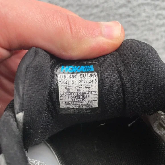 Hoka Challenger ATR 7 Shoes Womens 7.5 B Gray Trail Running Hiking 1134498 - Picture 9 of 10